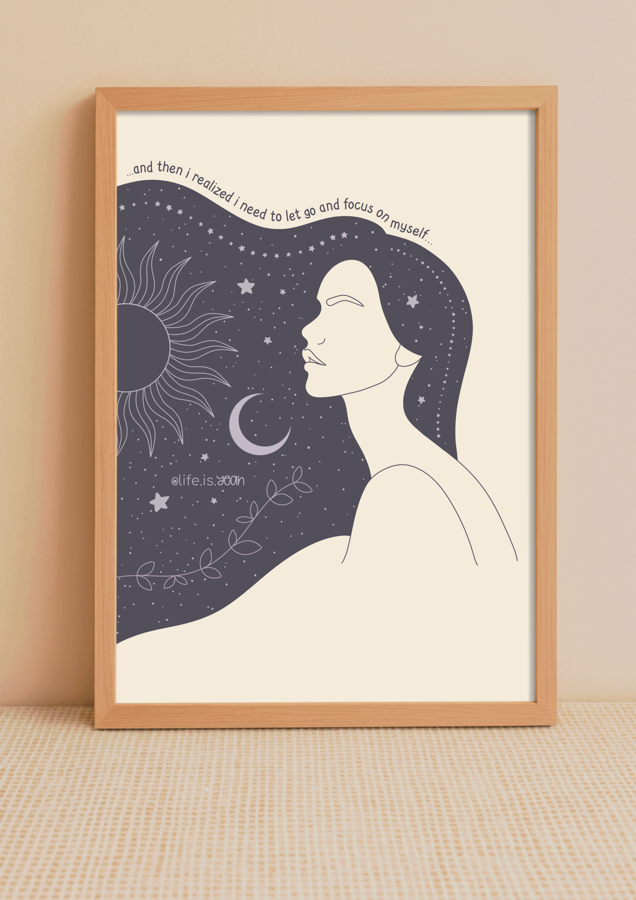 art print *focus on myself*