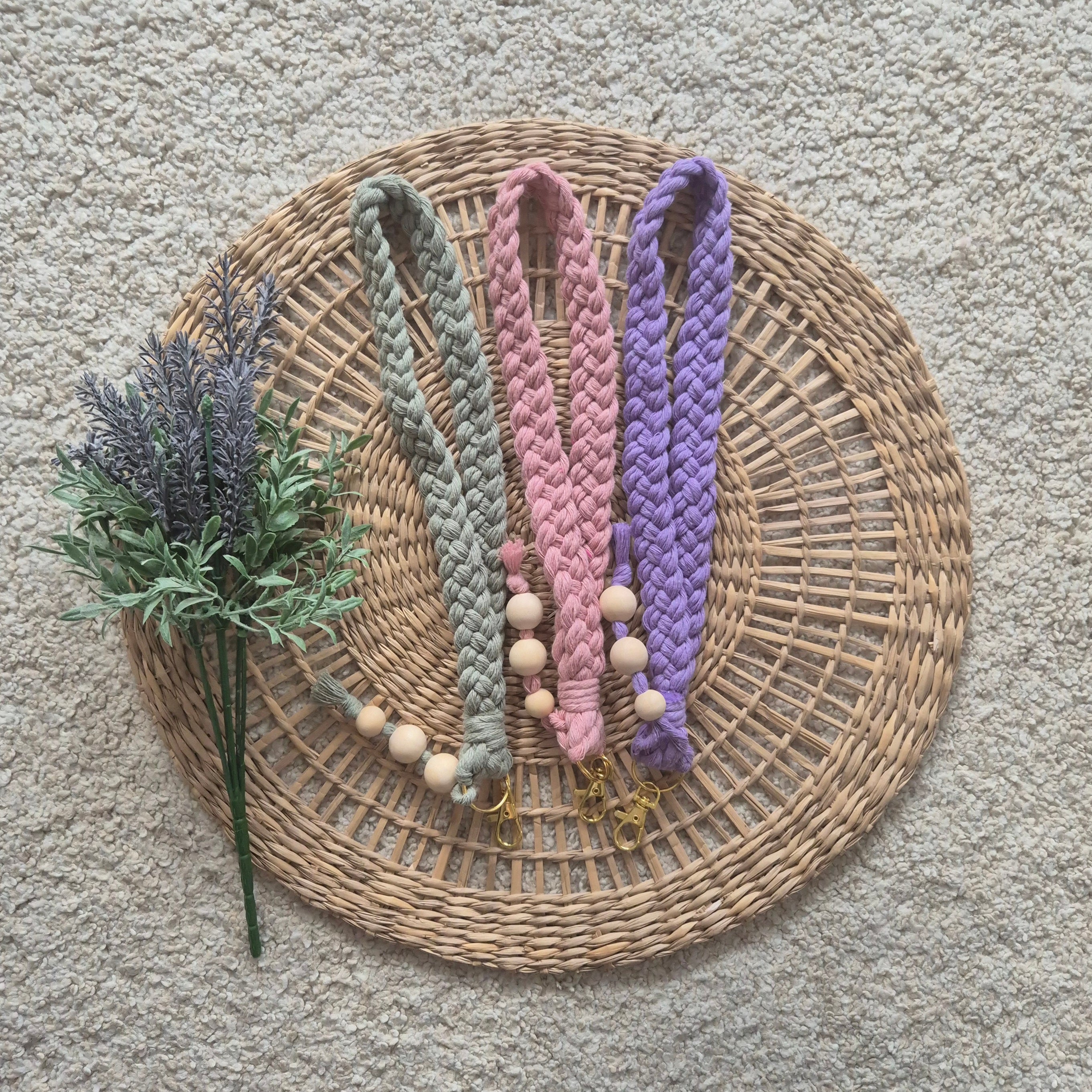 macramé lanyard - long