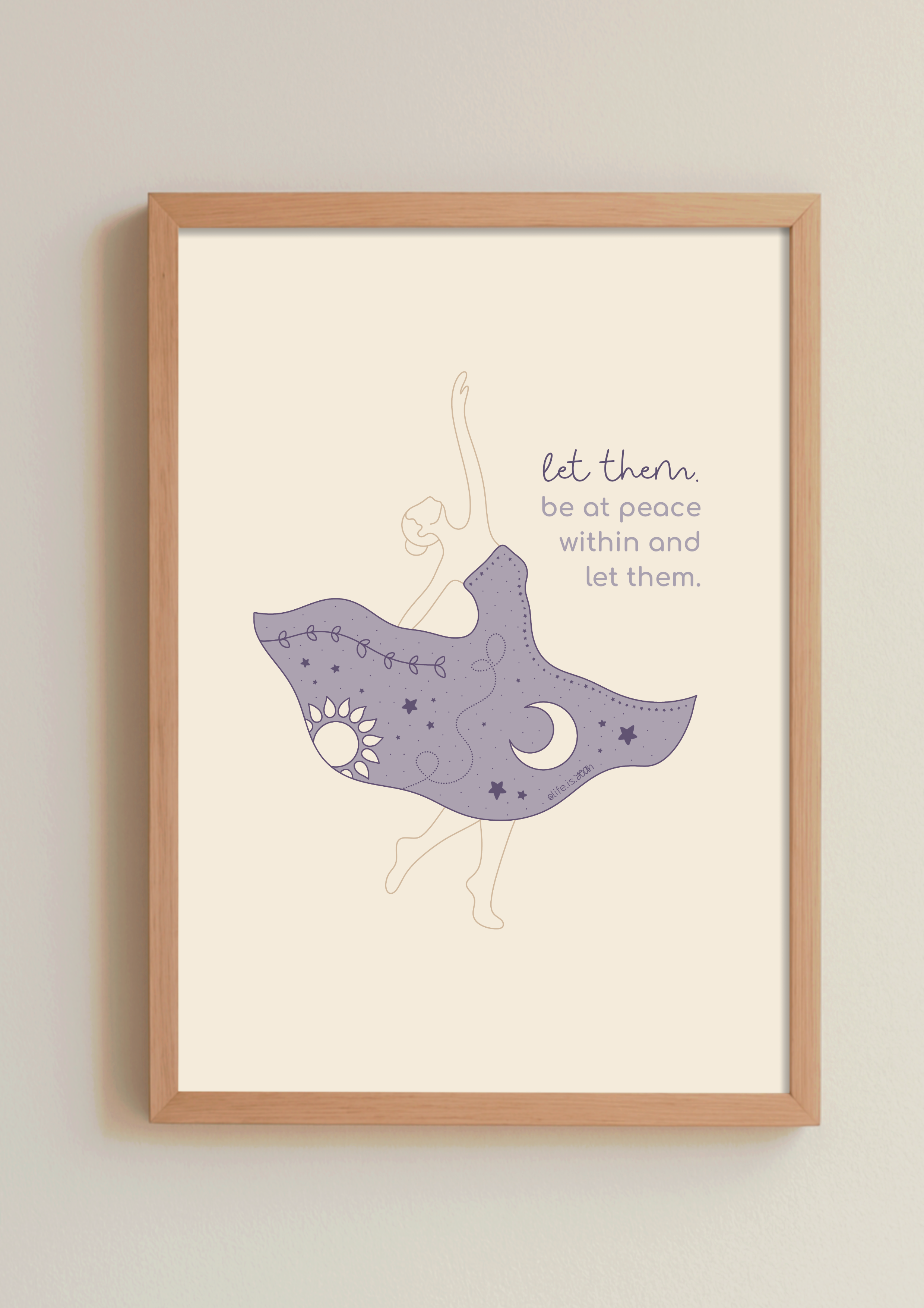 art print *let them*