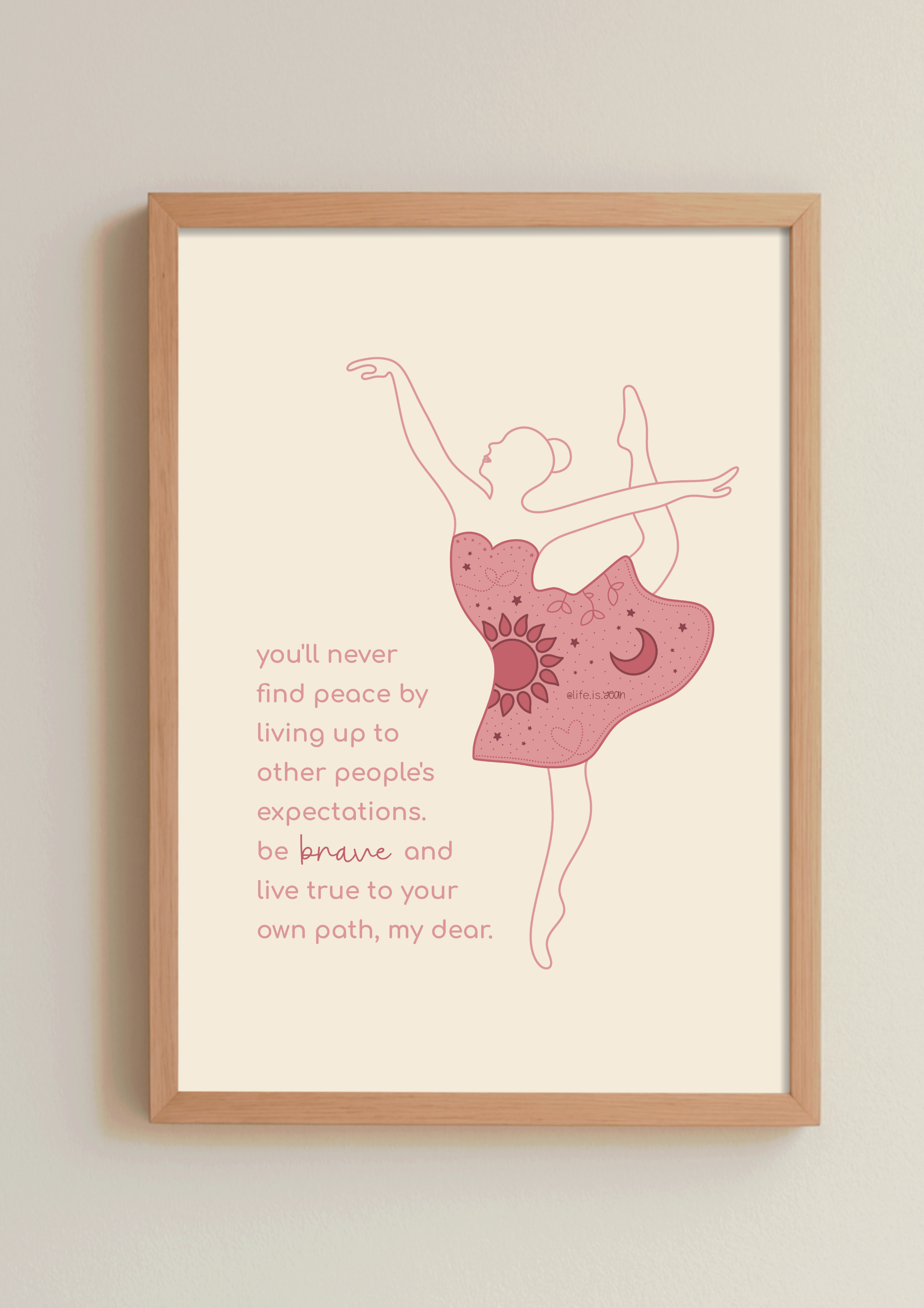 art print *brave*