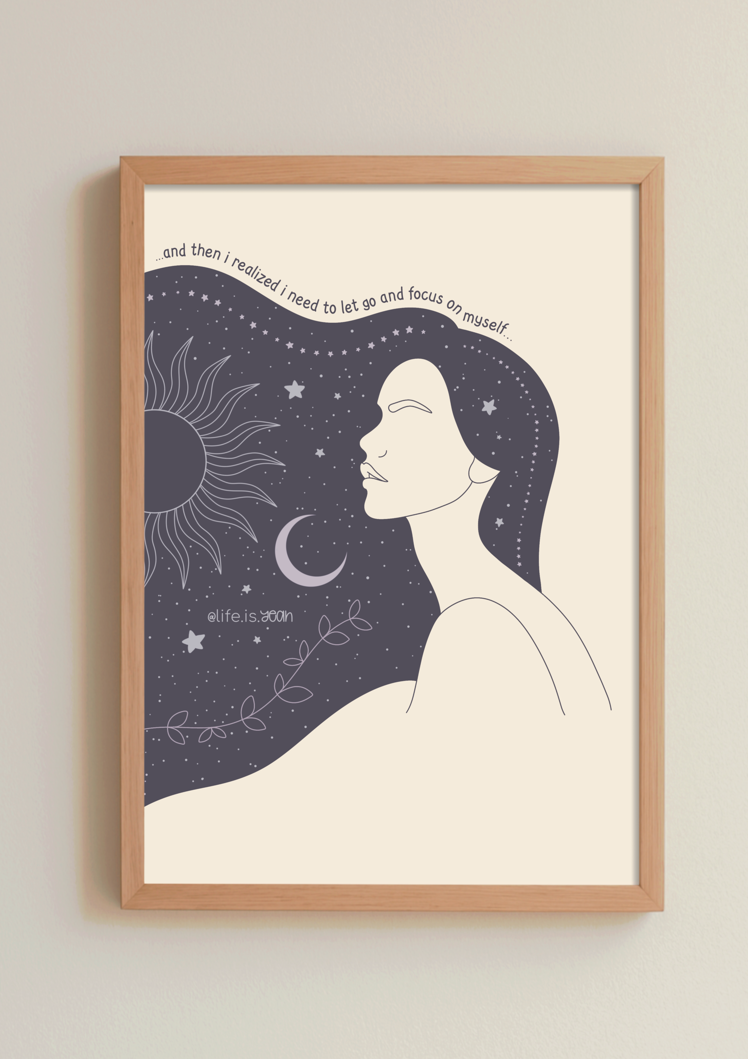 art print *focus on myself*