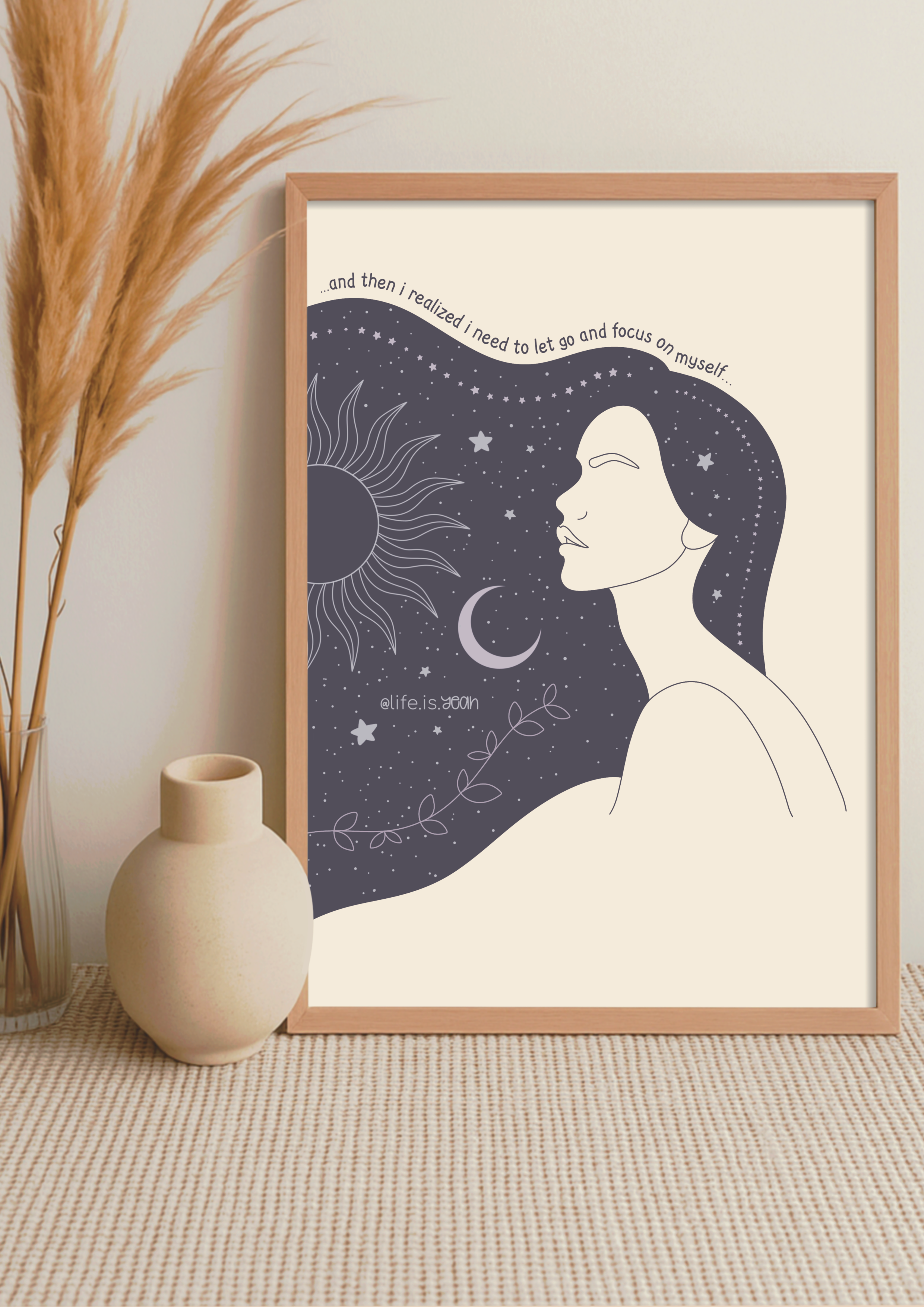 art print *focus on myself*