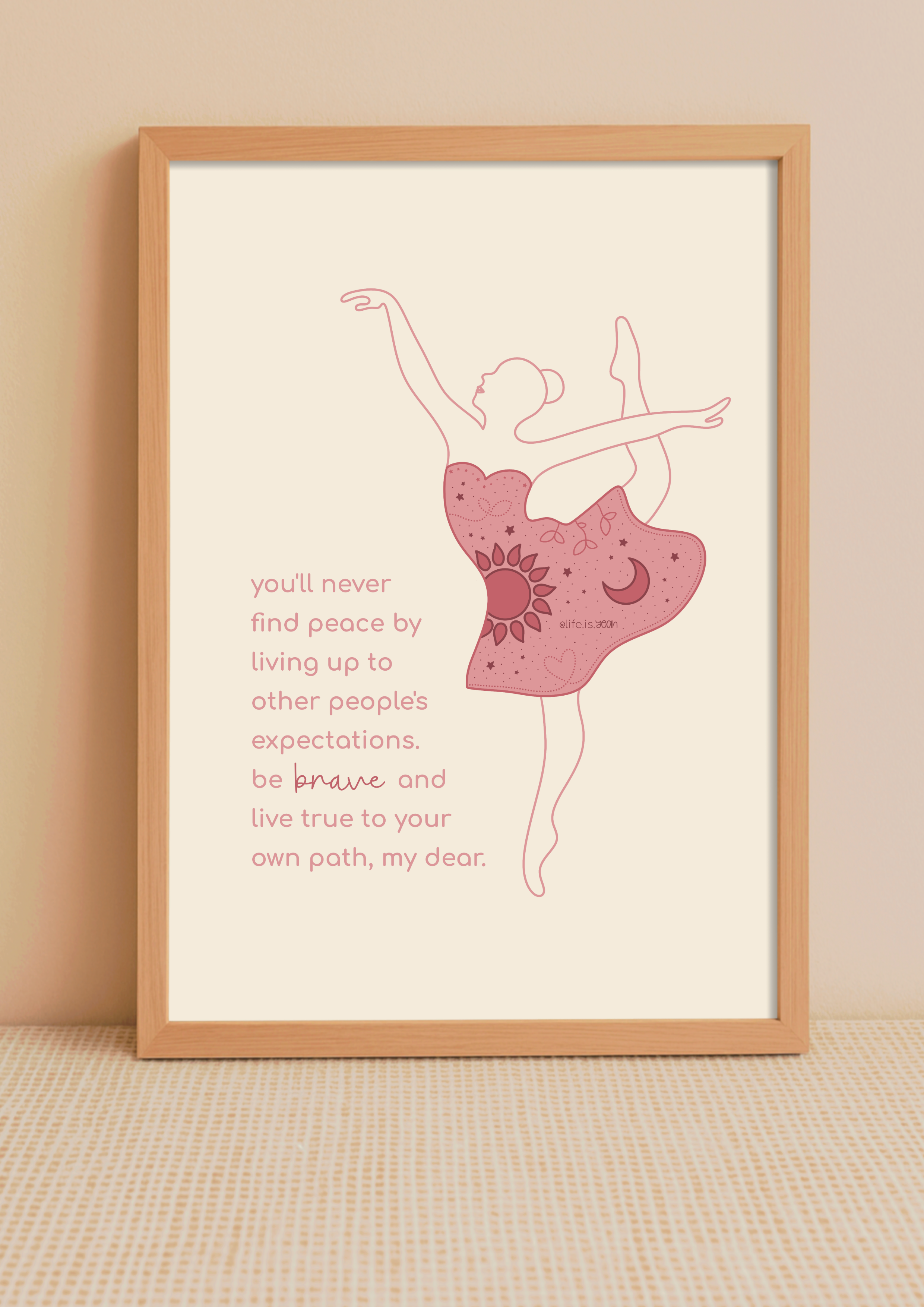 art print *brave*