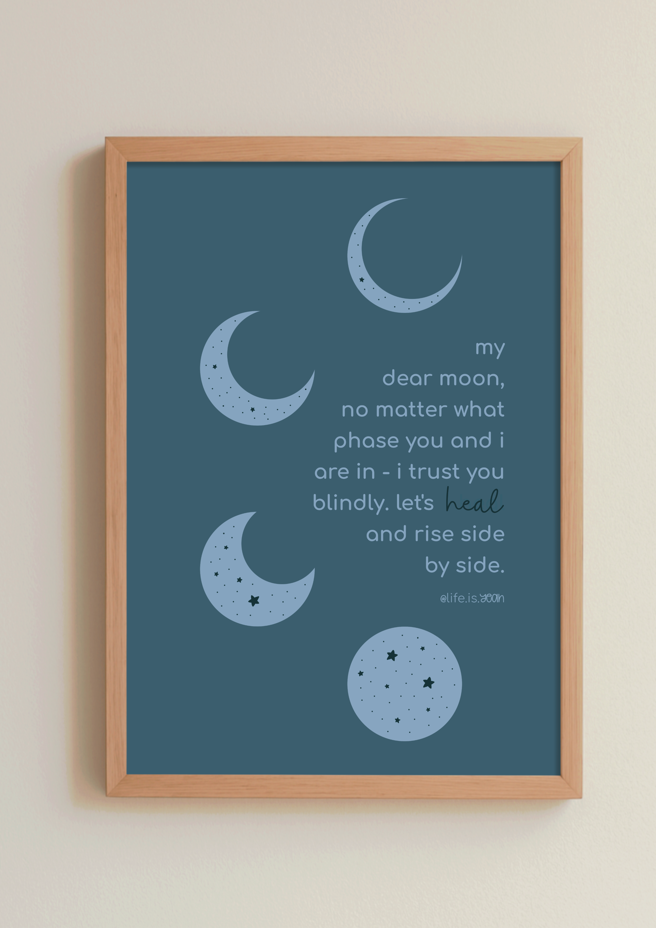 art print *moon phases*