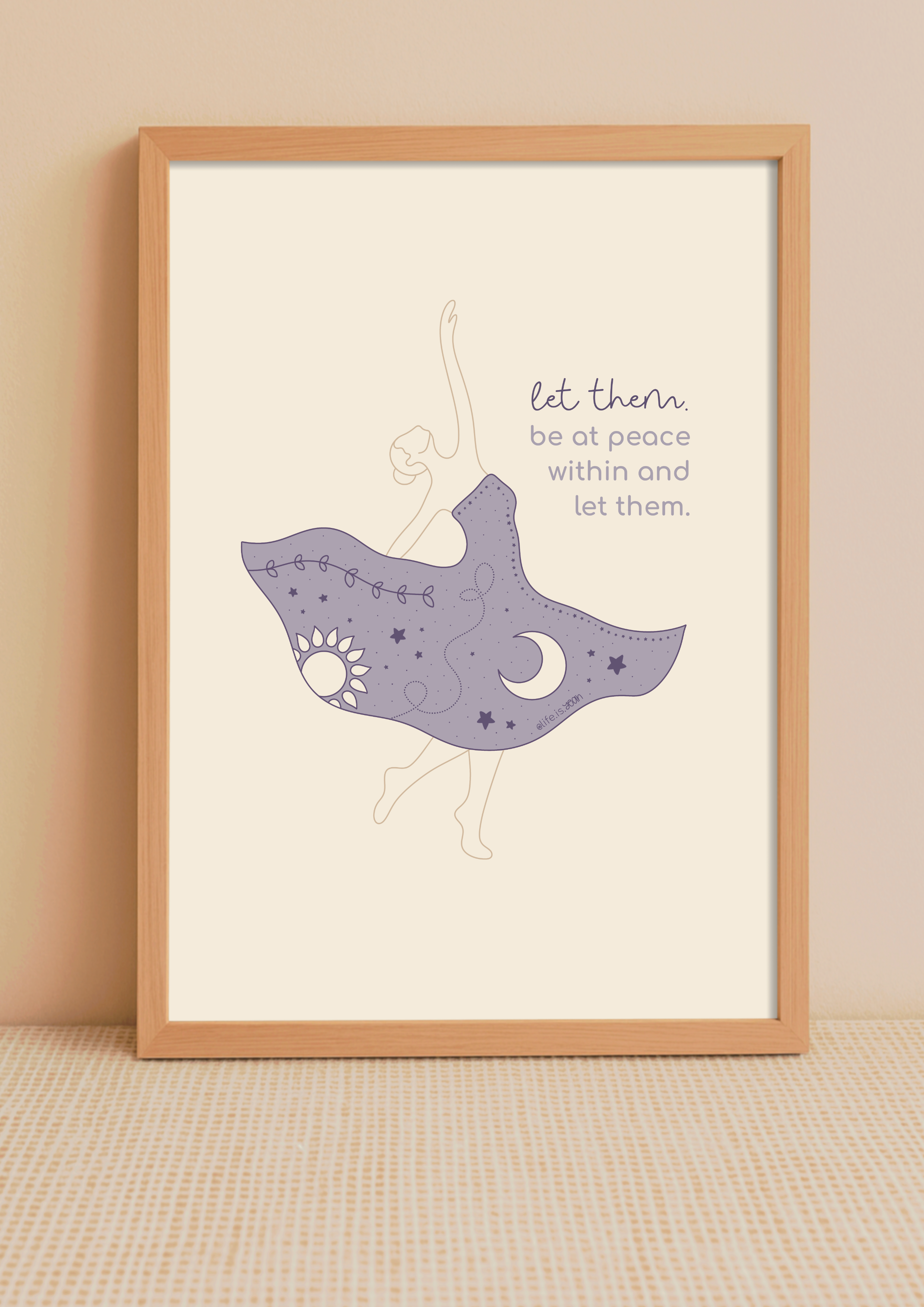 art print *let them*