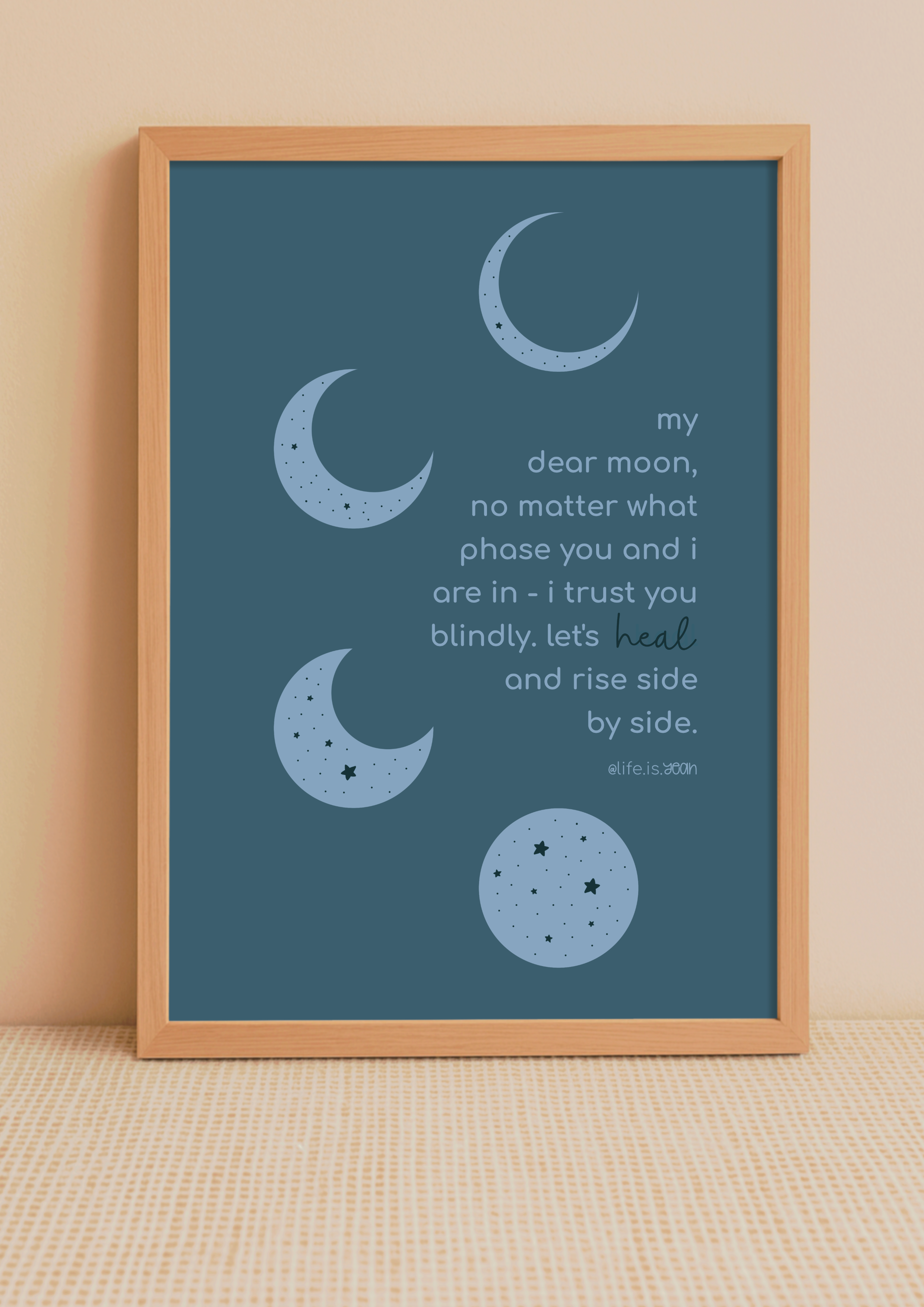 art print *moon phases*