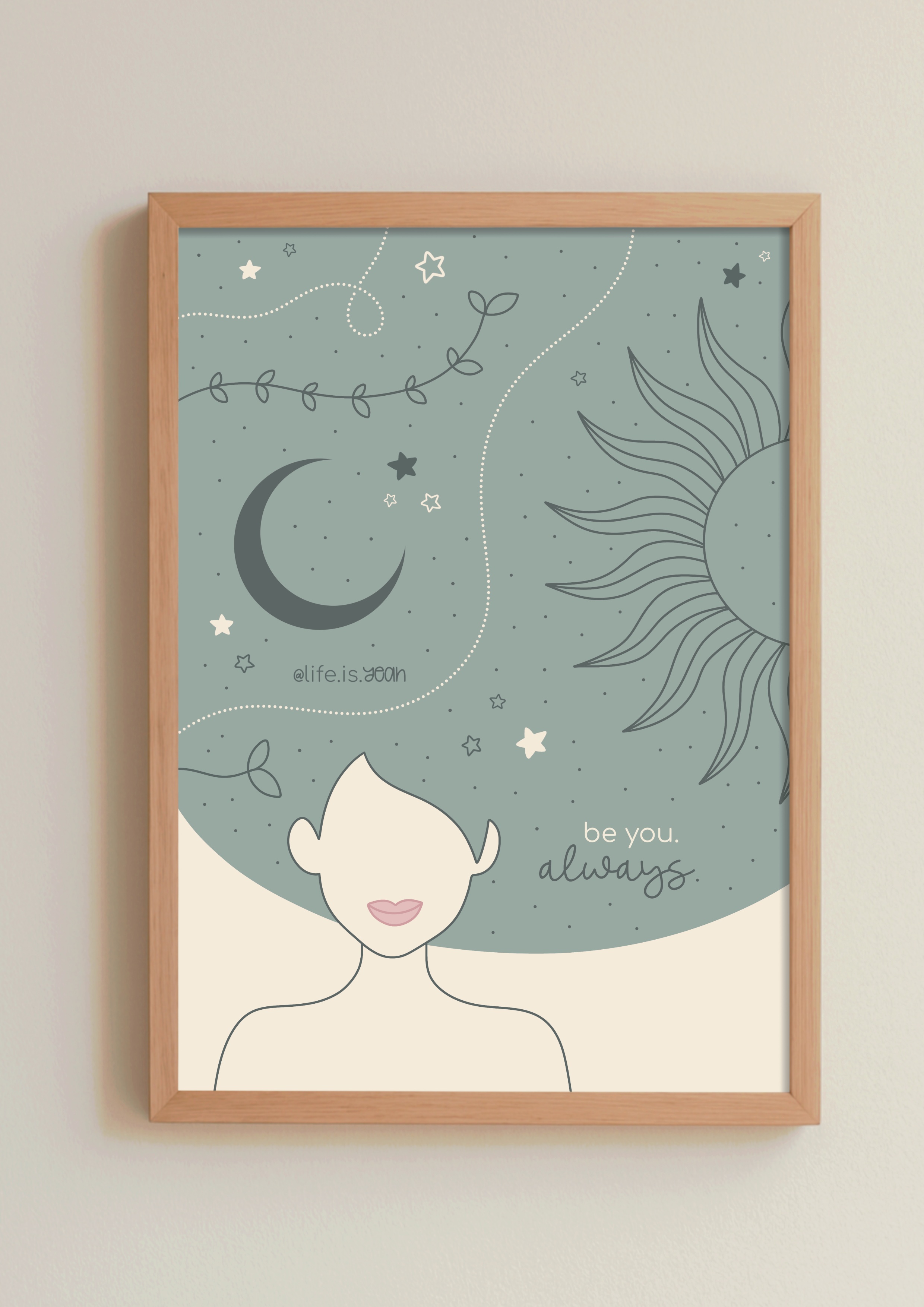 art print *be you*
