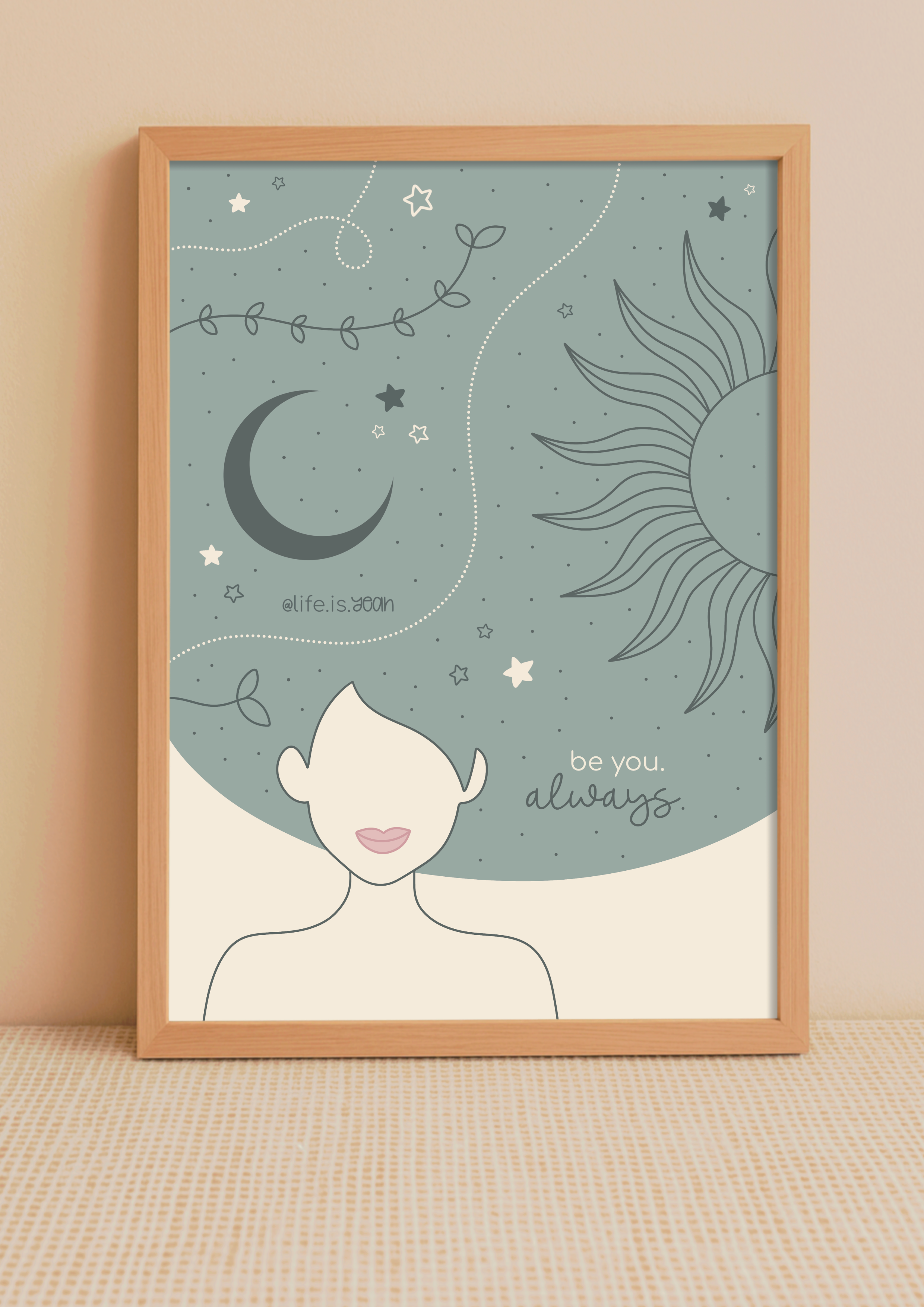 art print *be you*
