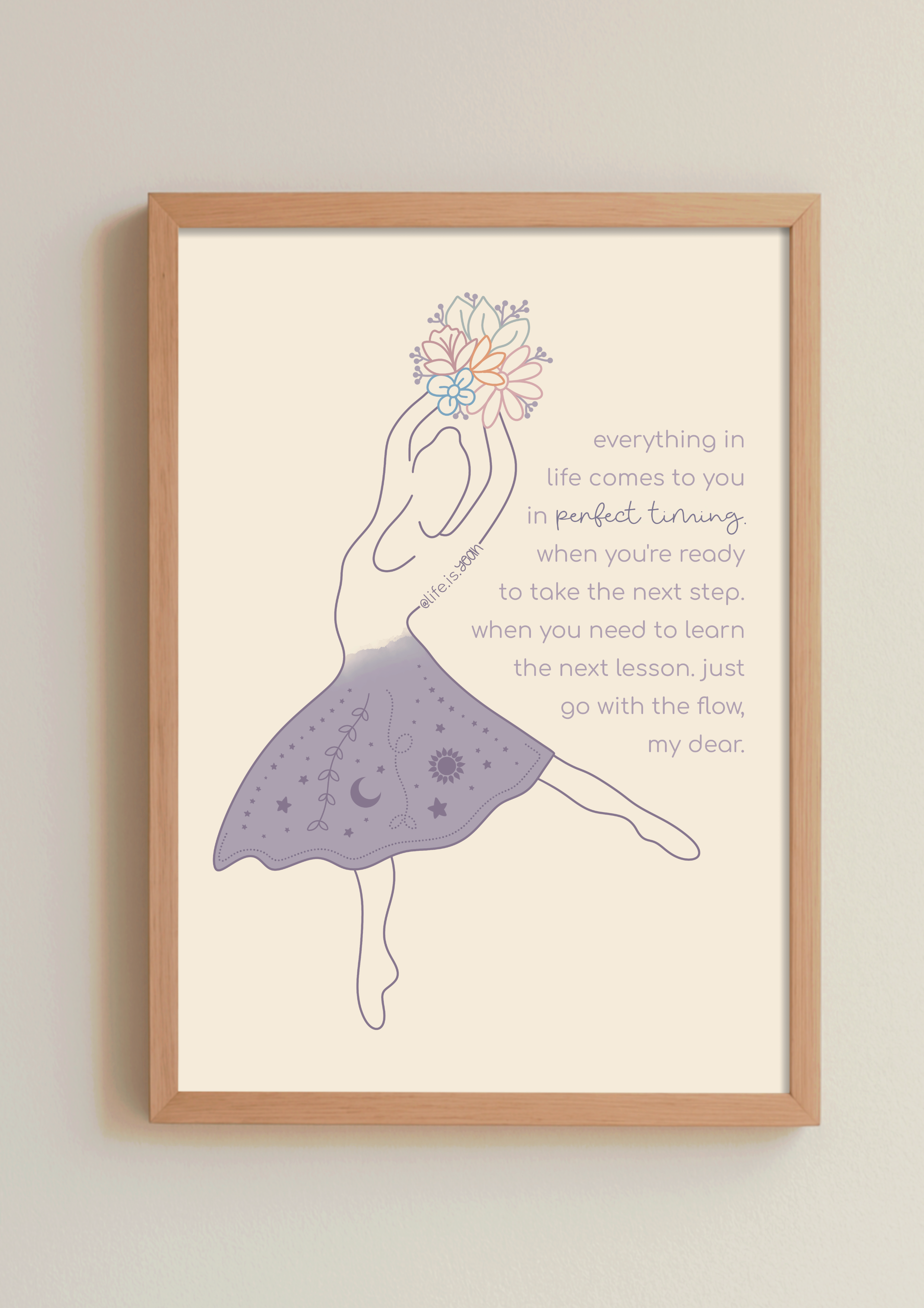 art print *perfect timing*