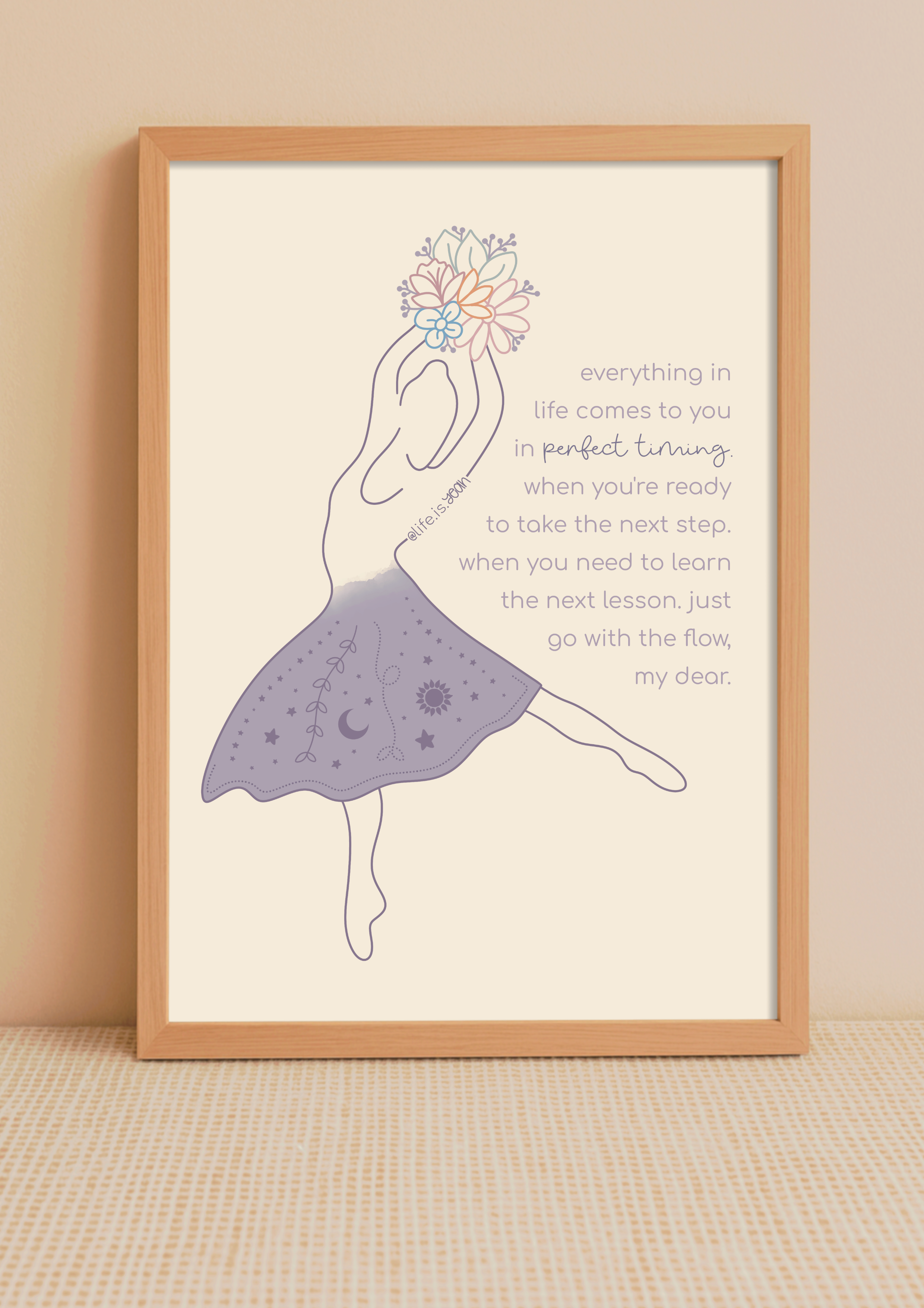 art print *perfect timing*