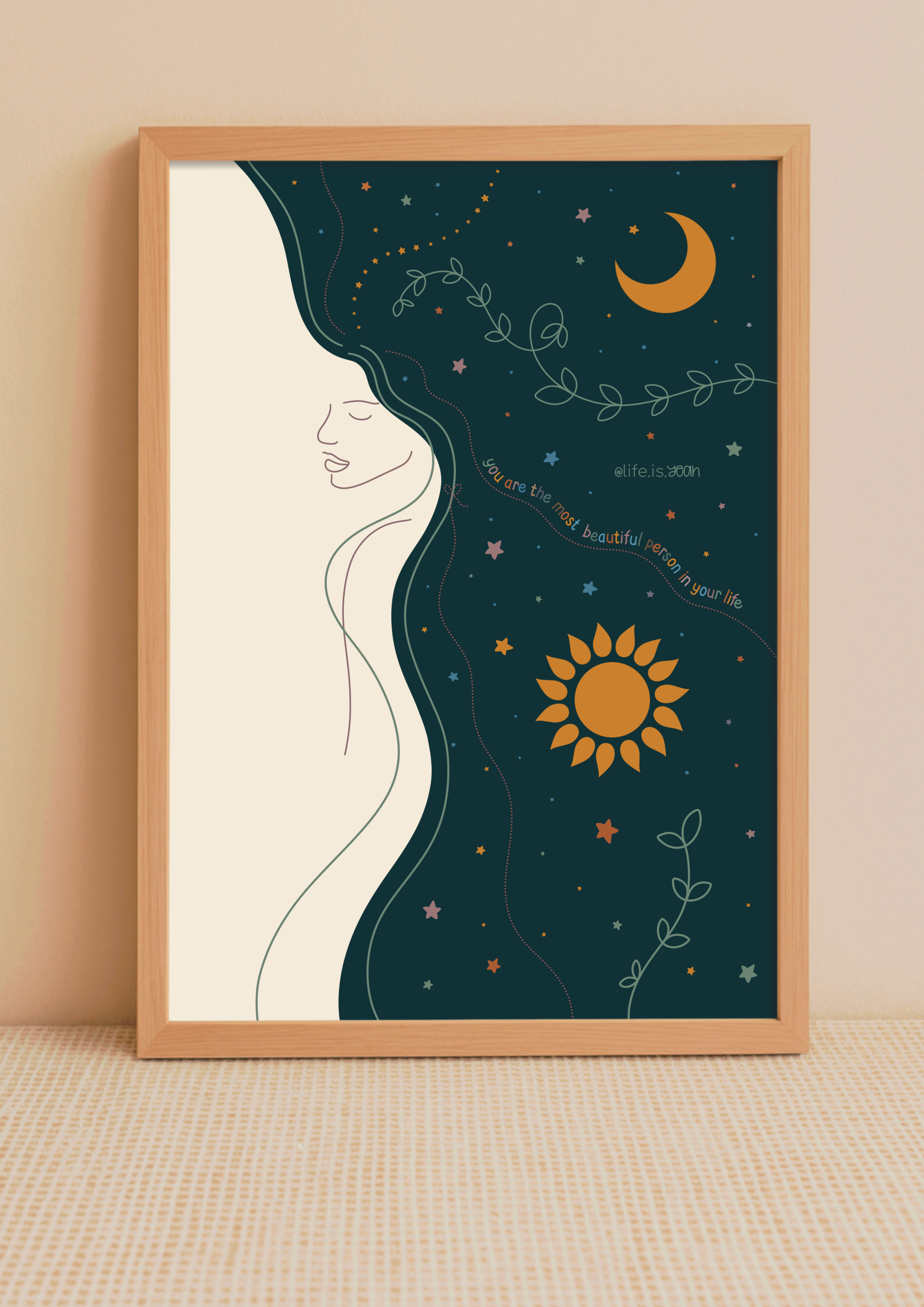 art print *most beautiful*