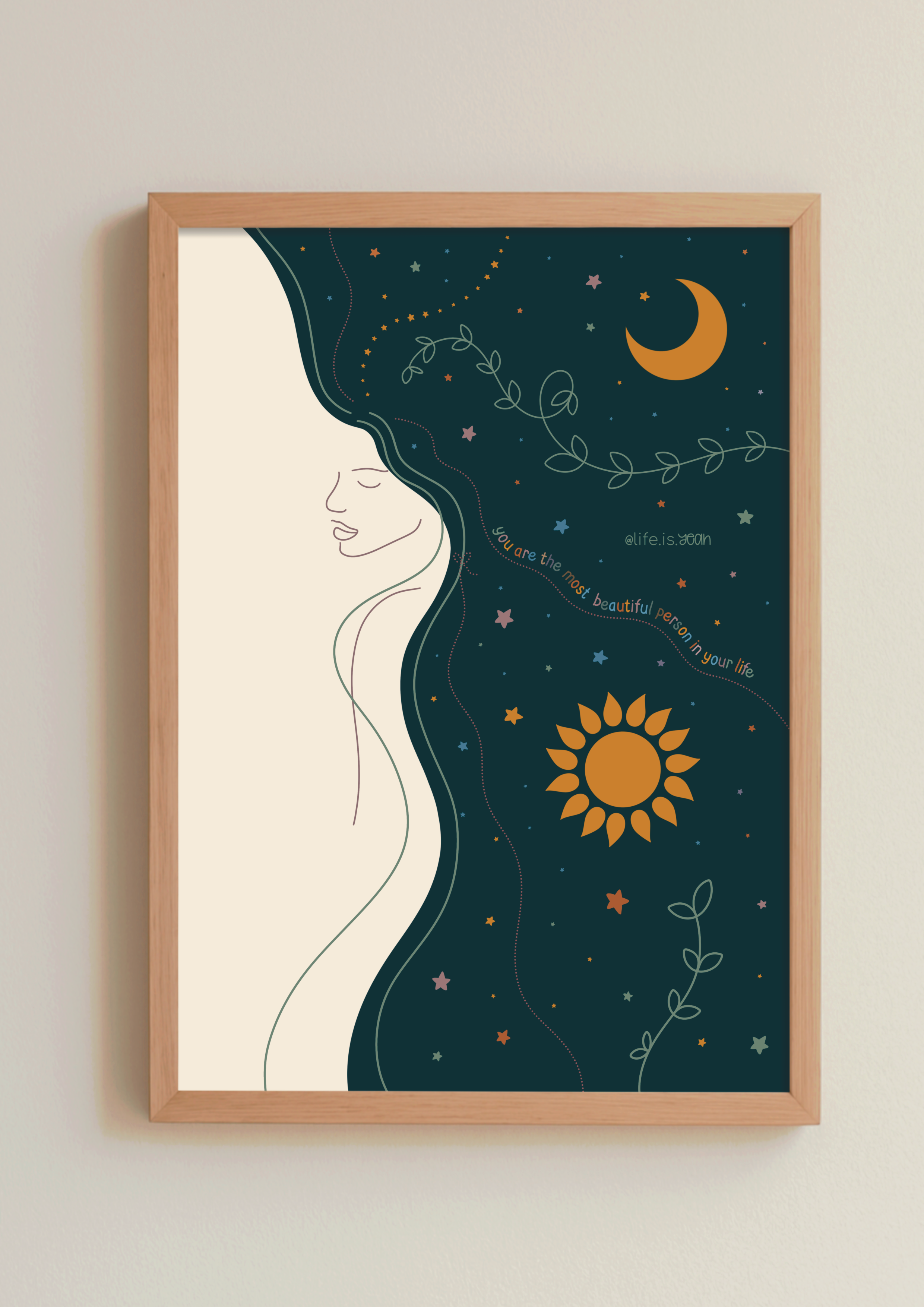 art print *most beautiful*
