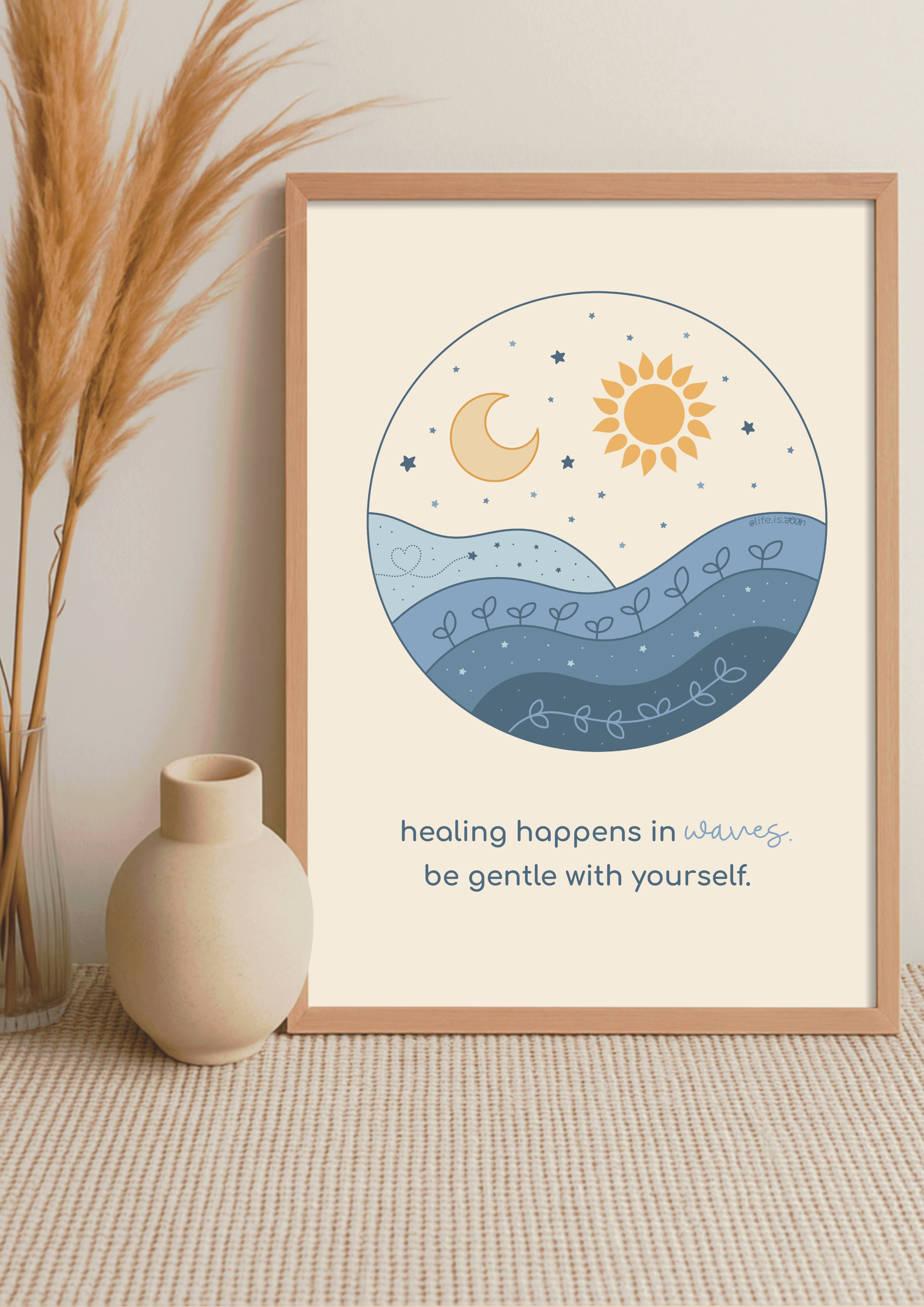 art print *healing waves*
