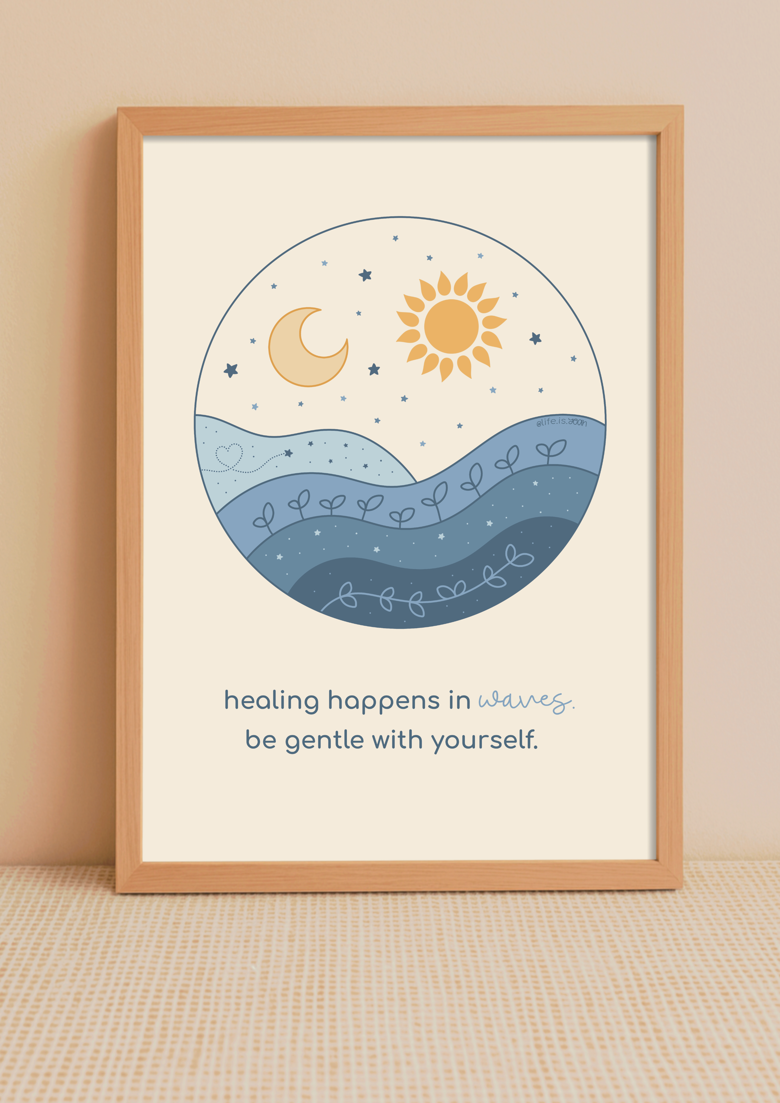 art print *healing waves*