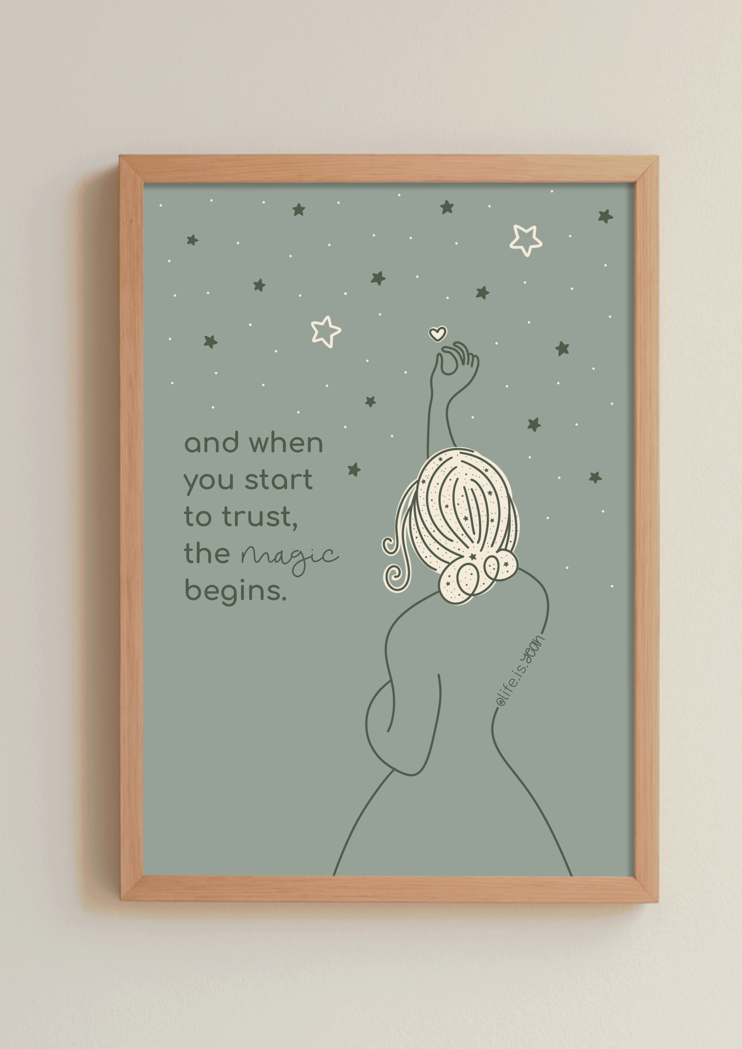 art print *magic begins*