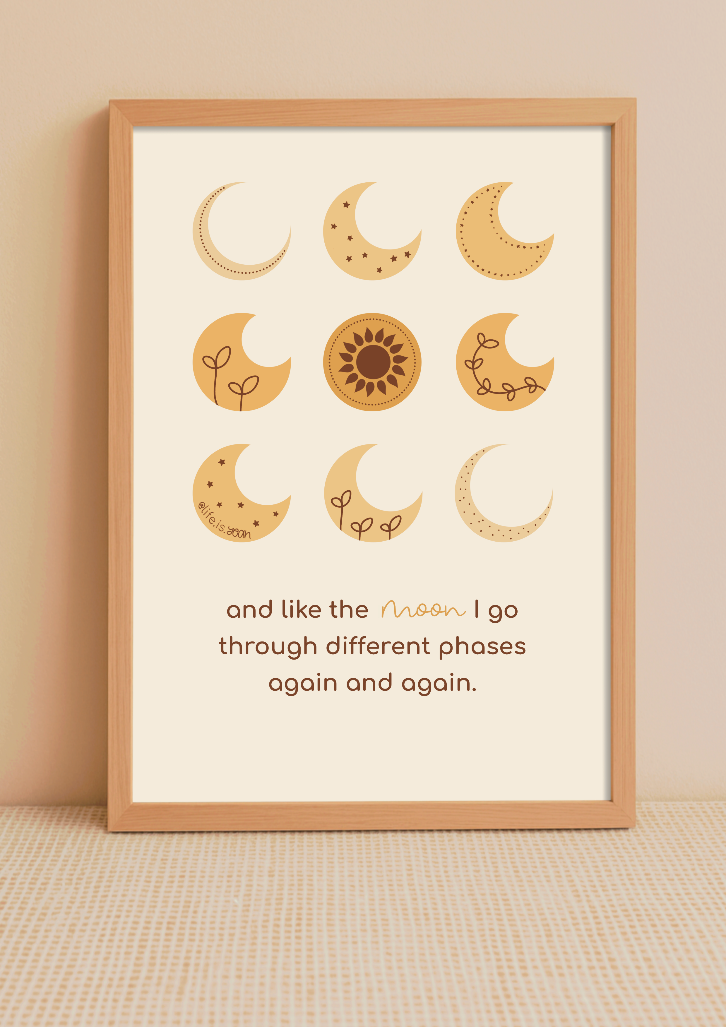 art print *moon phases*