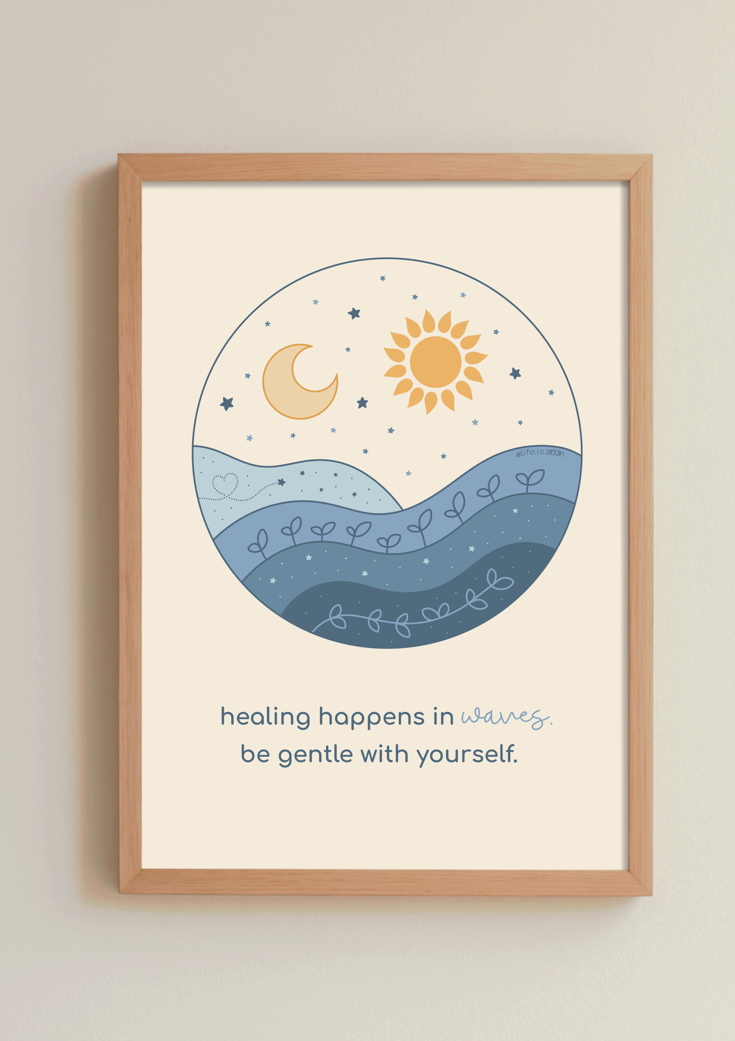 art print *healing waves*