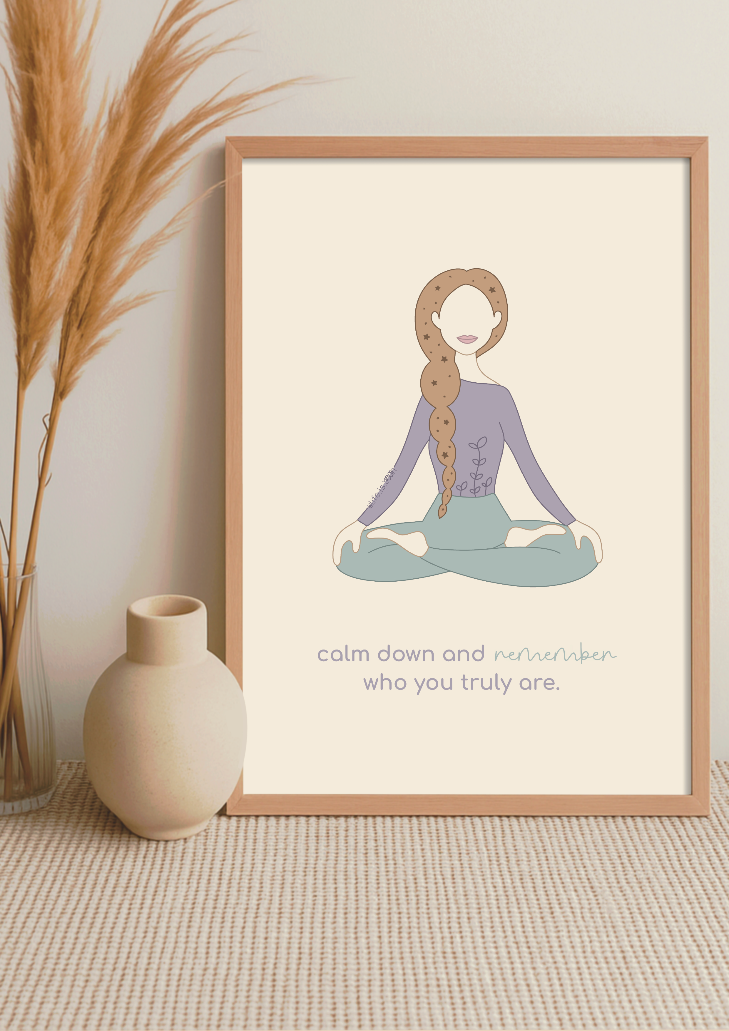 art print *calm down*