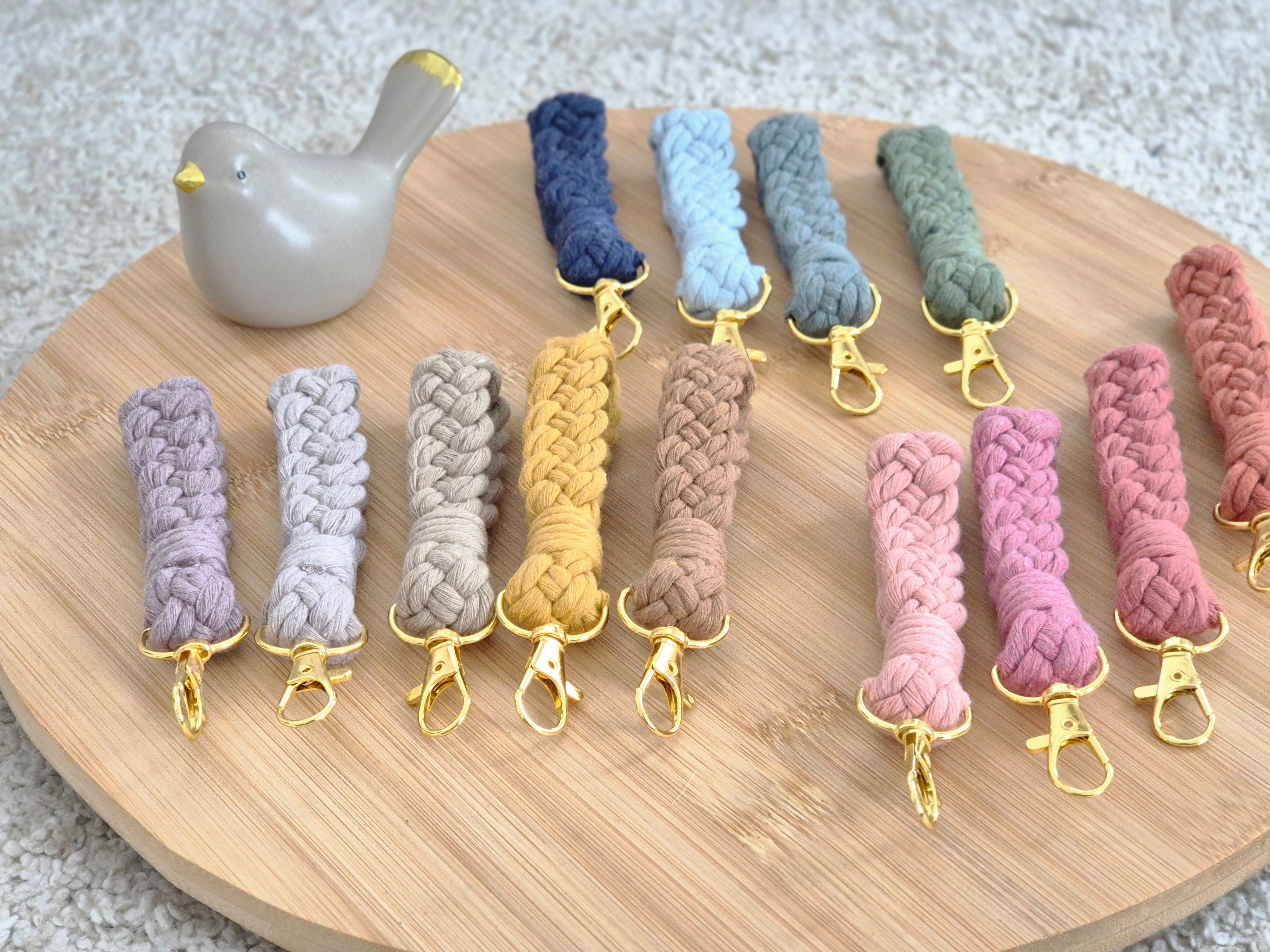 macramé keychains ♡ small