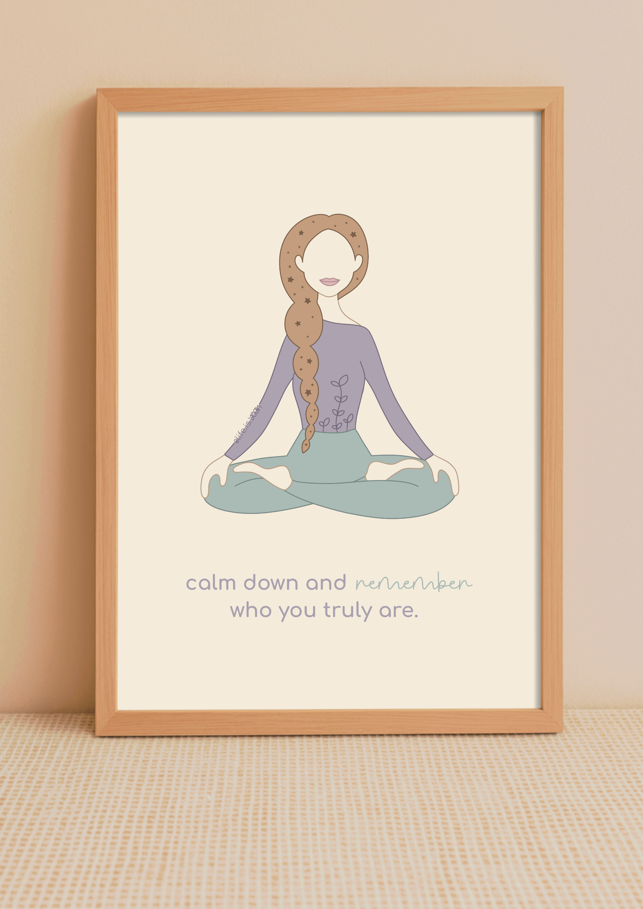 art print *calm down*