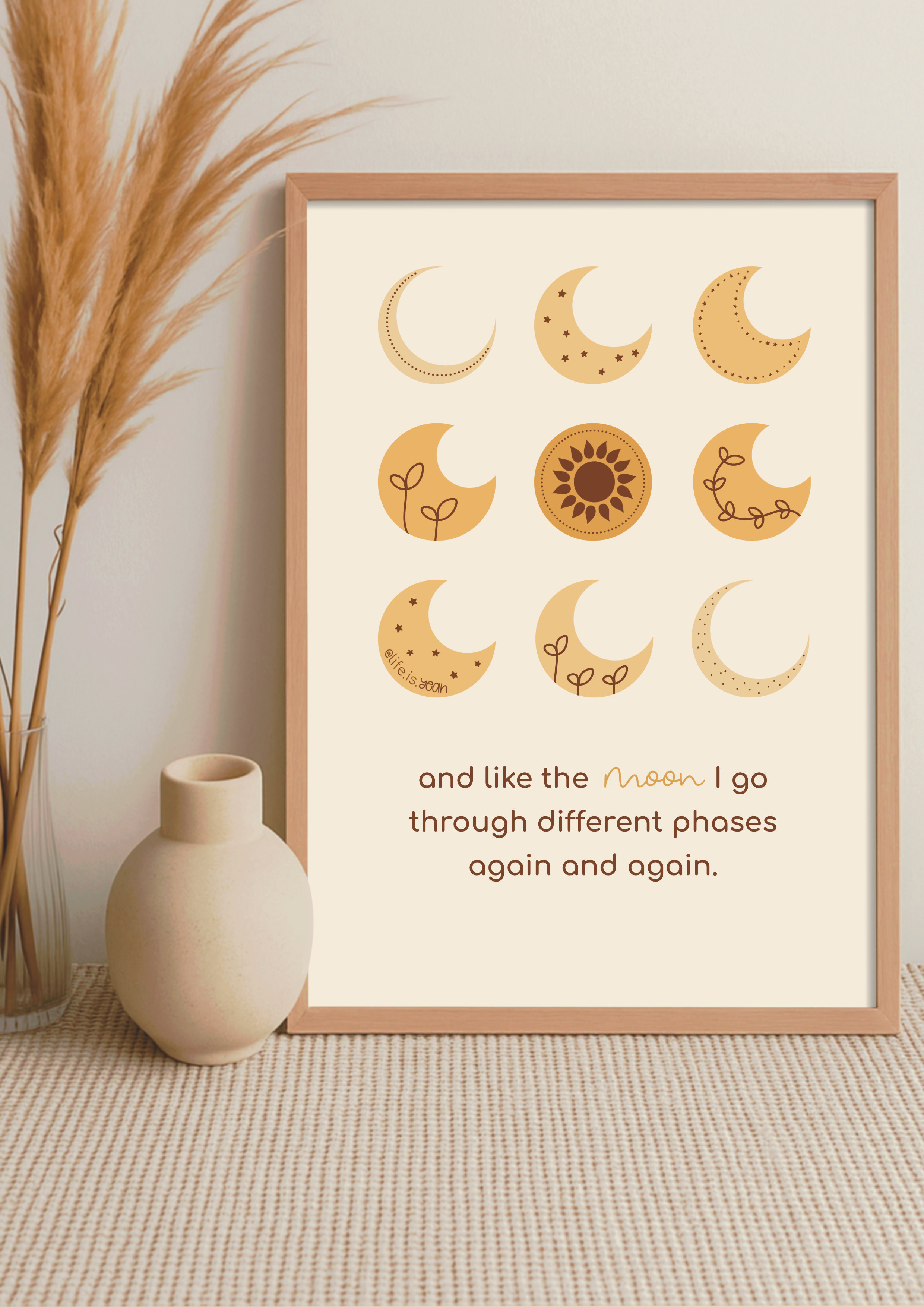 art print *moon phases*