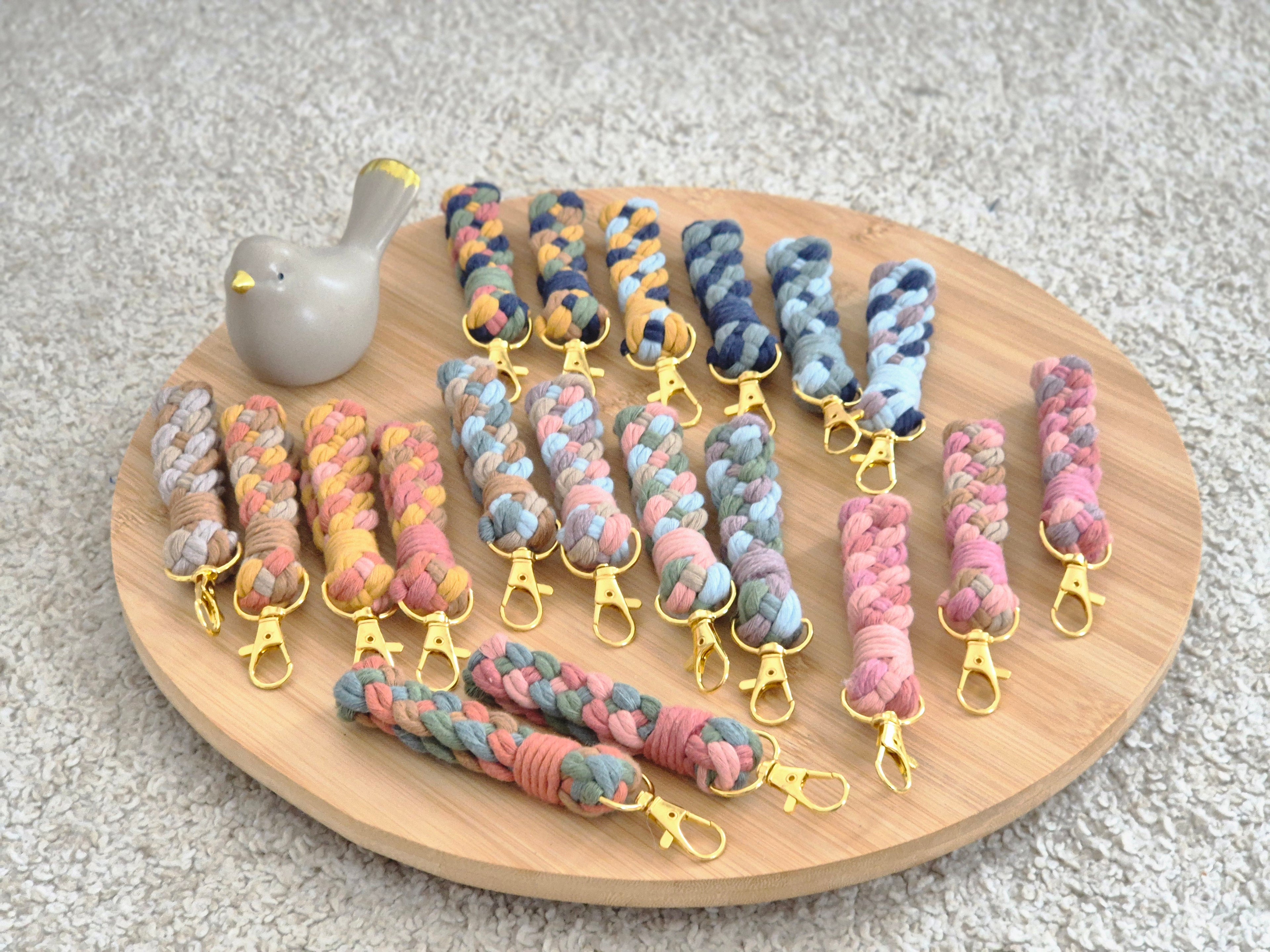 macramé keychains ♡ small