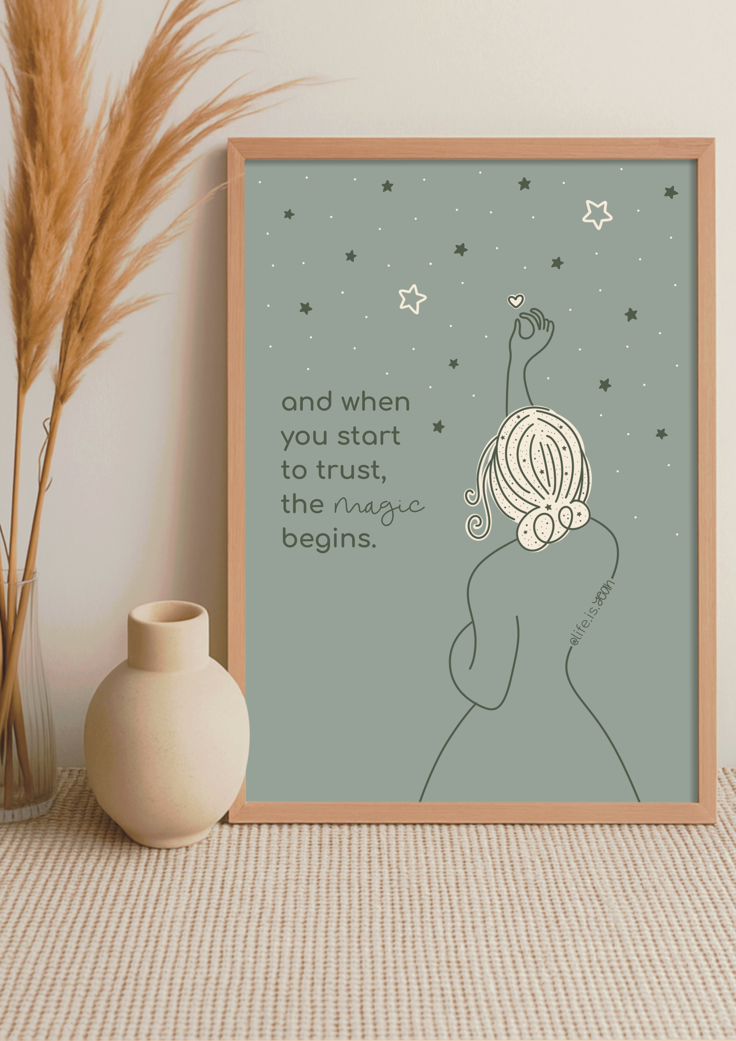 art print *magic begins*