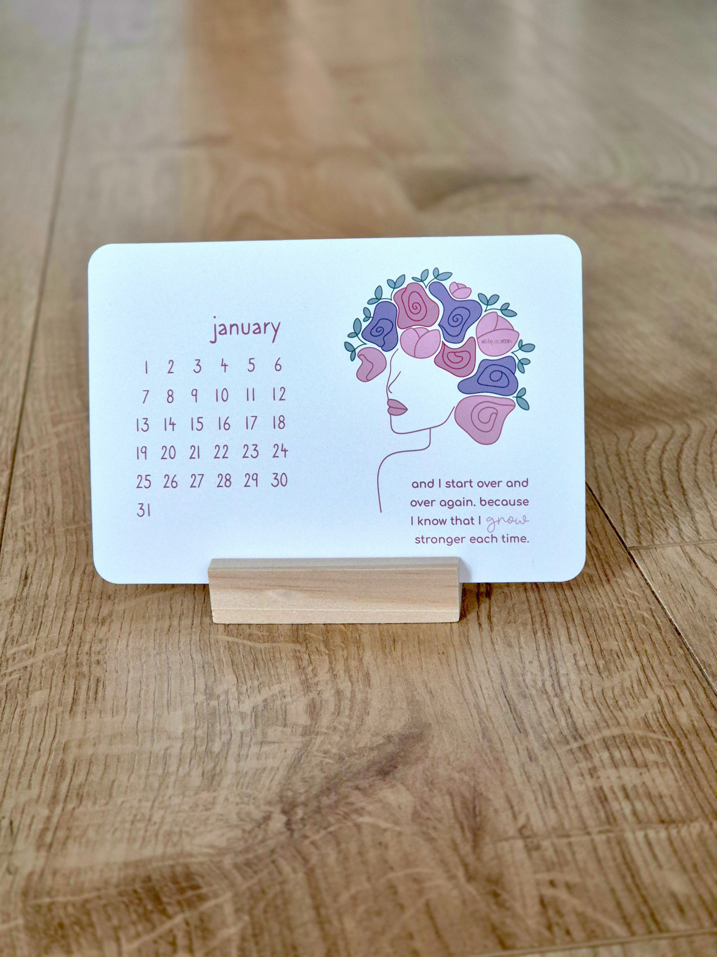 desk calendar