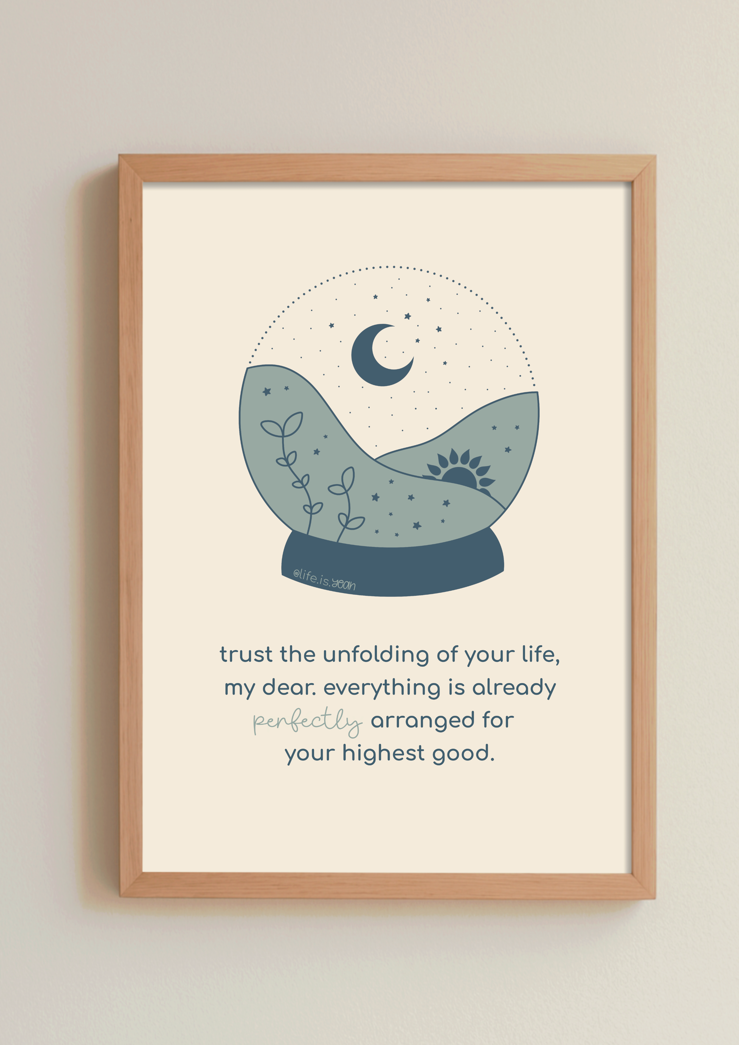 art print *perfectly arranged*