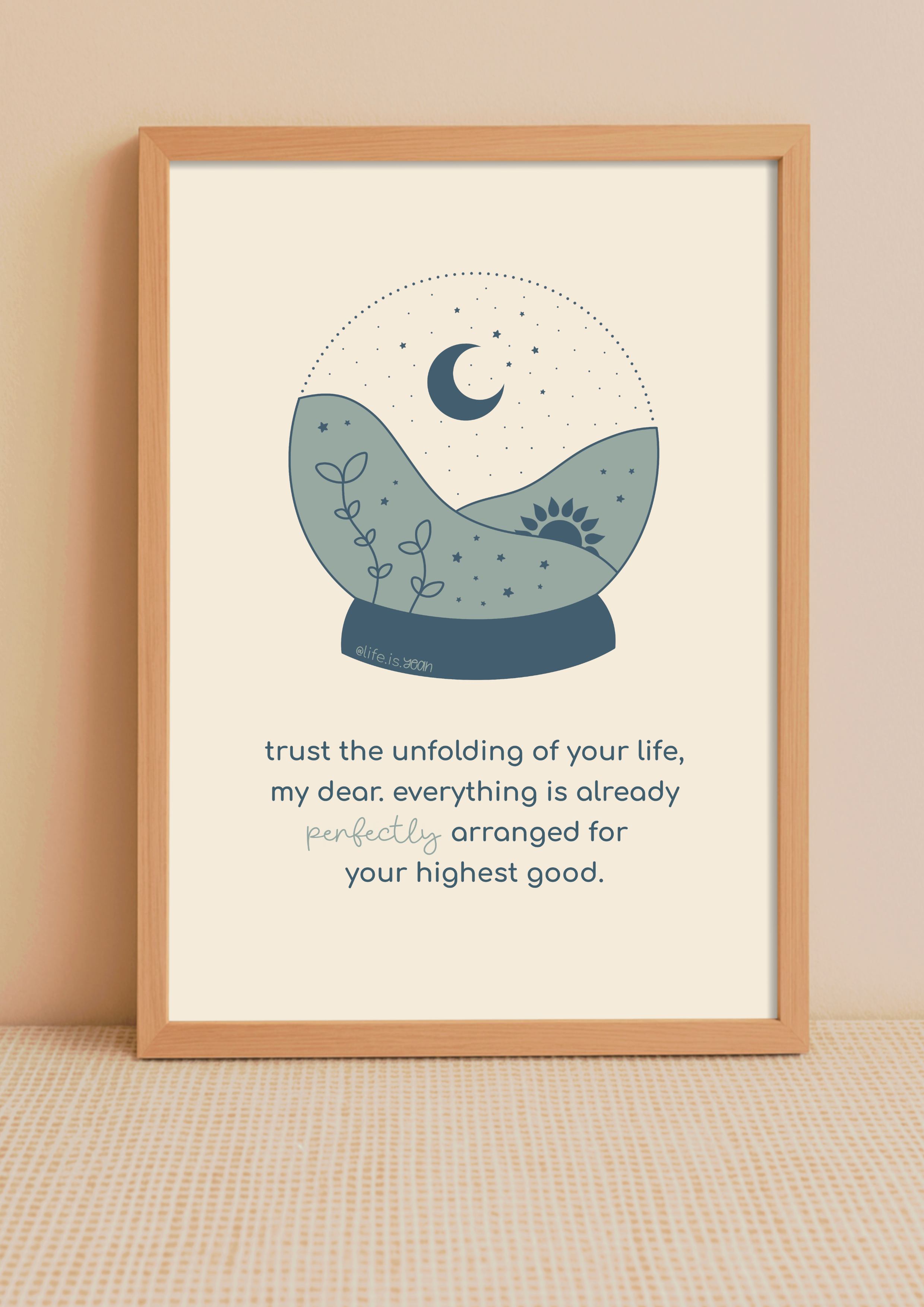 art print *perfectly arranged*