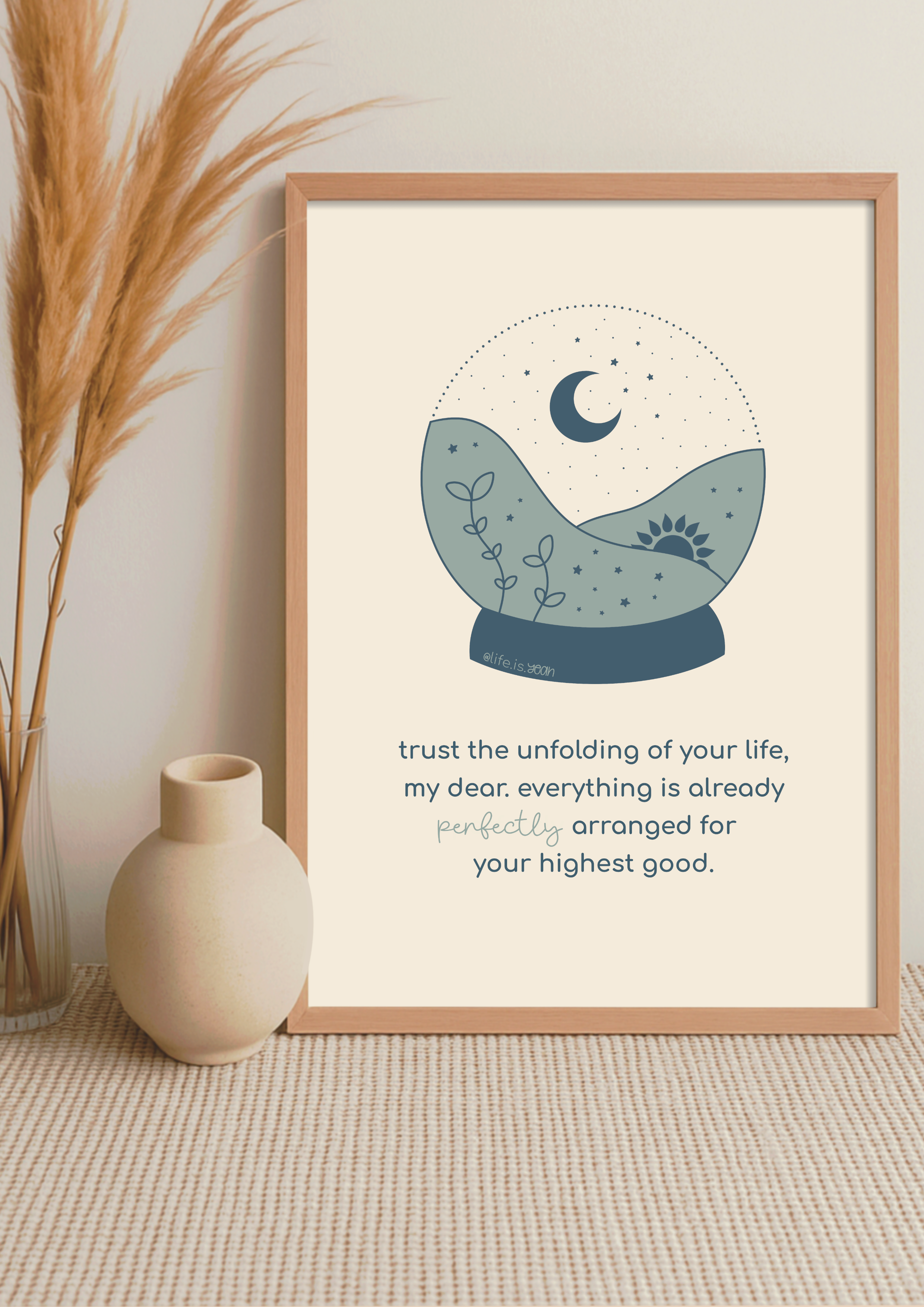 art print *perfectly arranged*