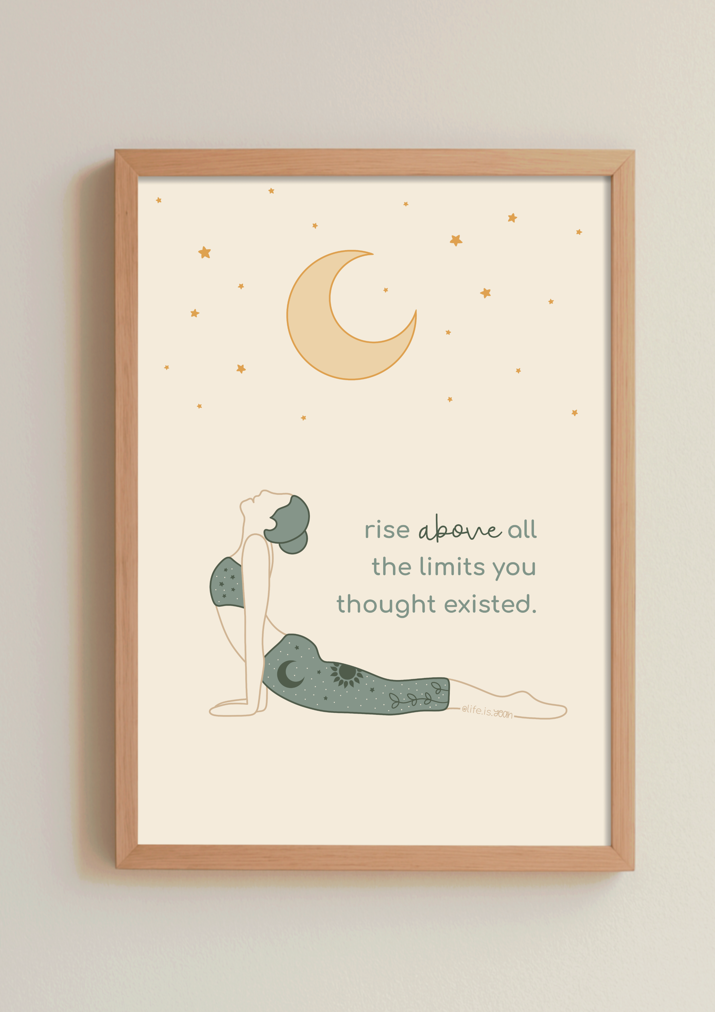 art print *rise above*