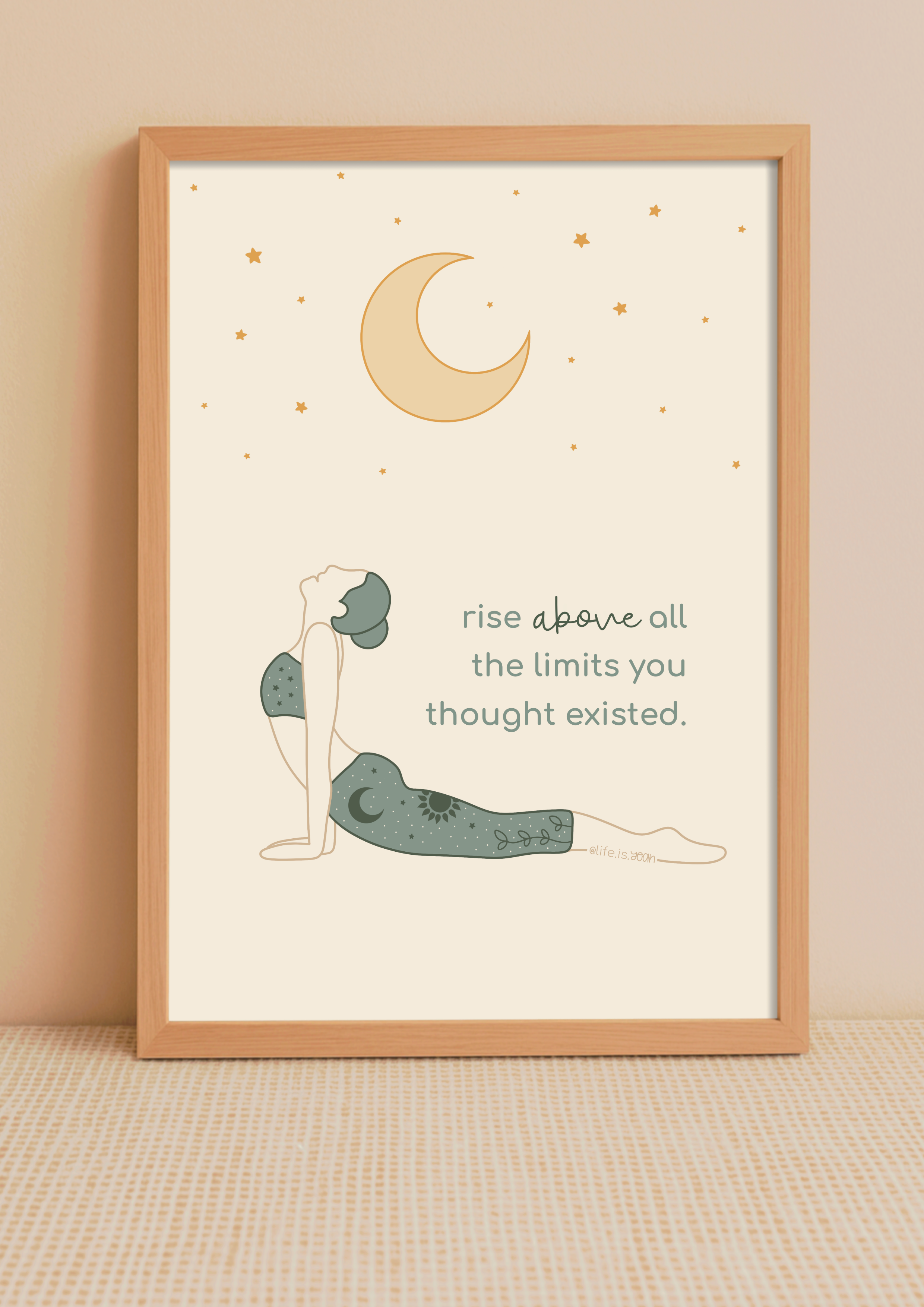 art print *rise above*