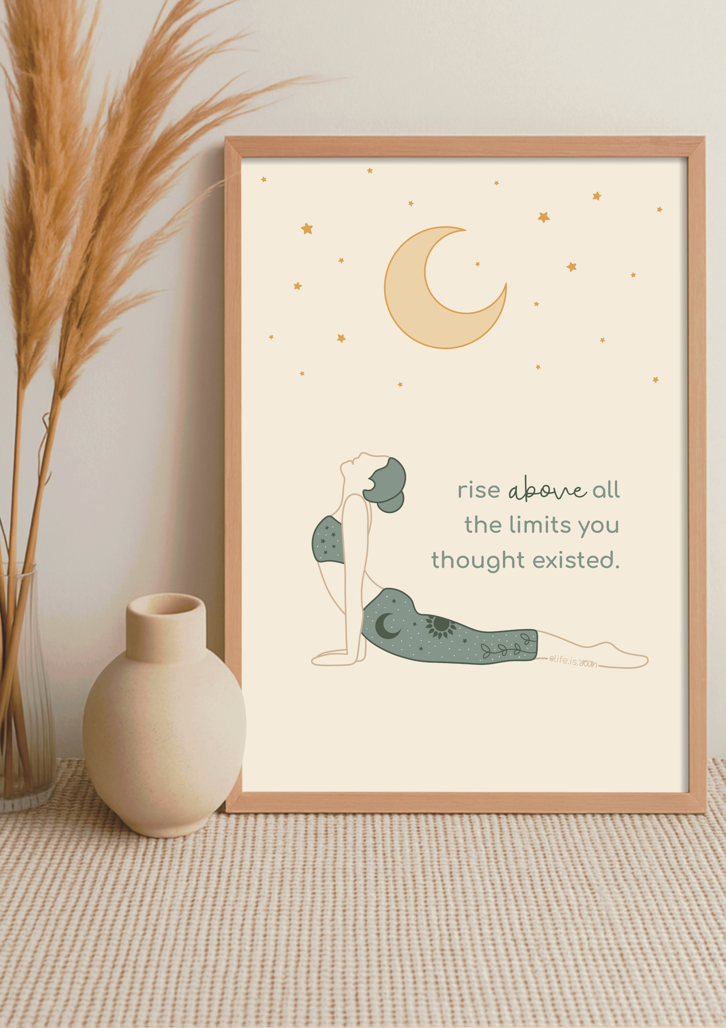 art print *rise above*